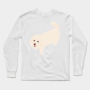 Happy Maltipoo Long Sleeve T-Shirt